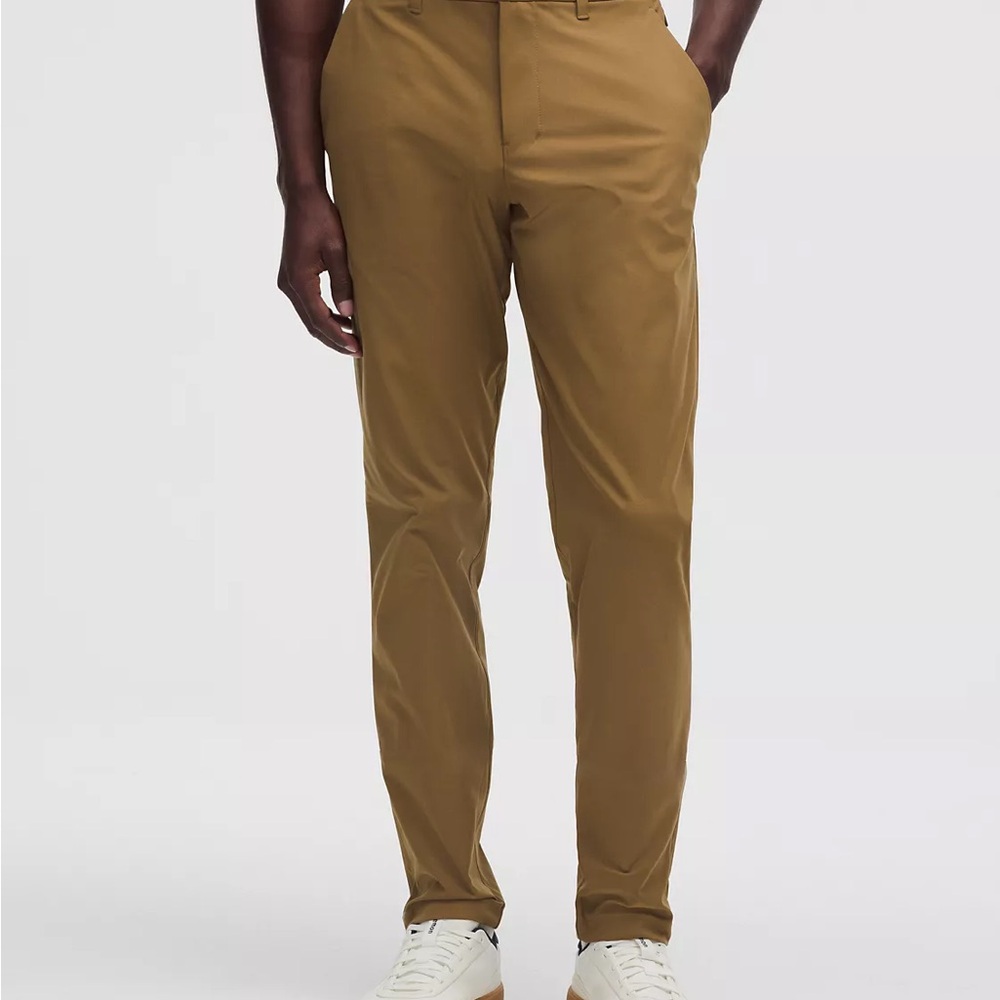 lululemon athletica Men's ABC Slim-Fit Trouser Warpstream in Artifact Colour